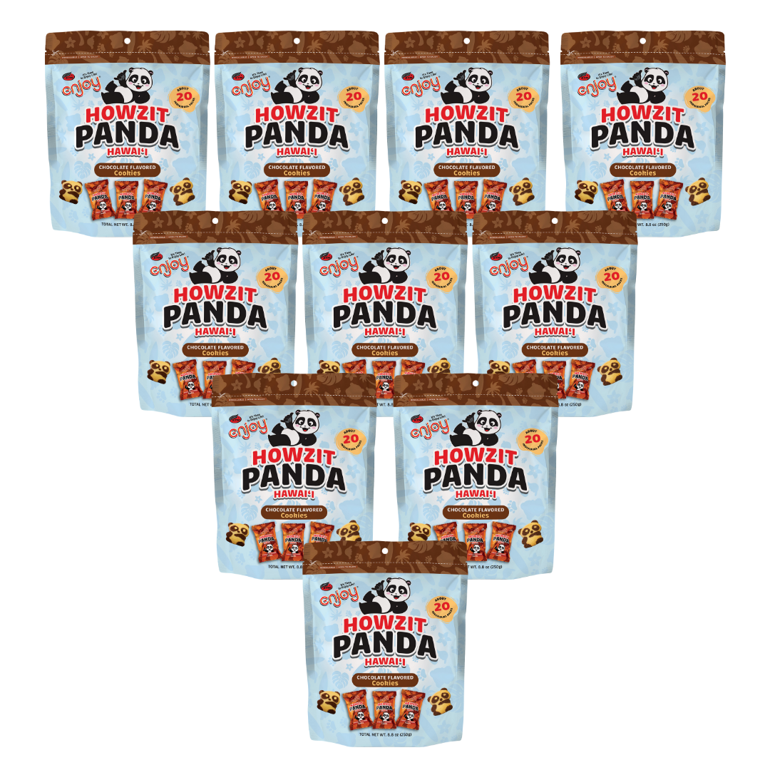 Howzit Panda Hawaii – Chocolate Flavored Cookies (8.8oz) | Enjoy